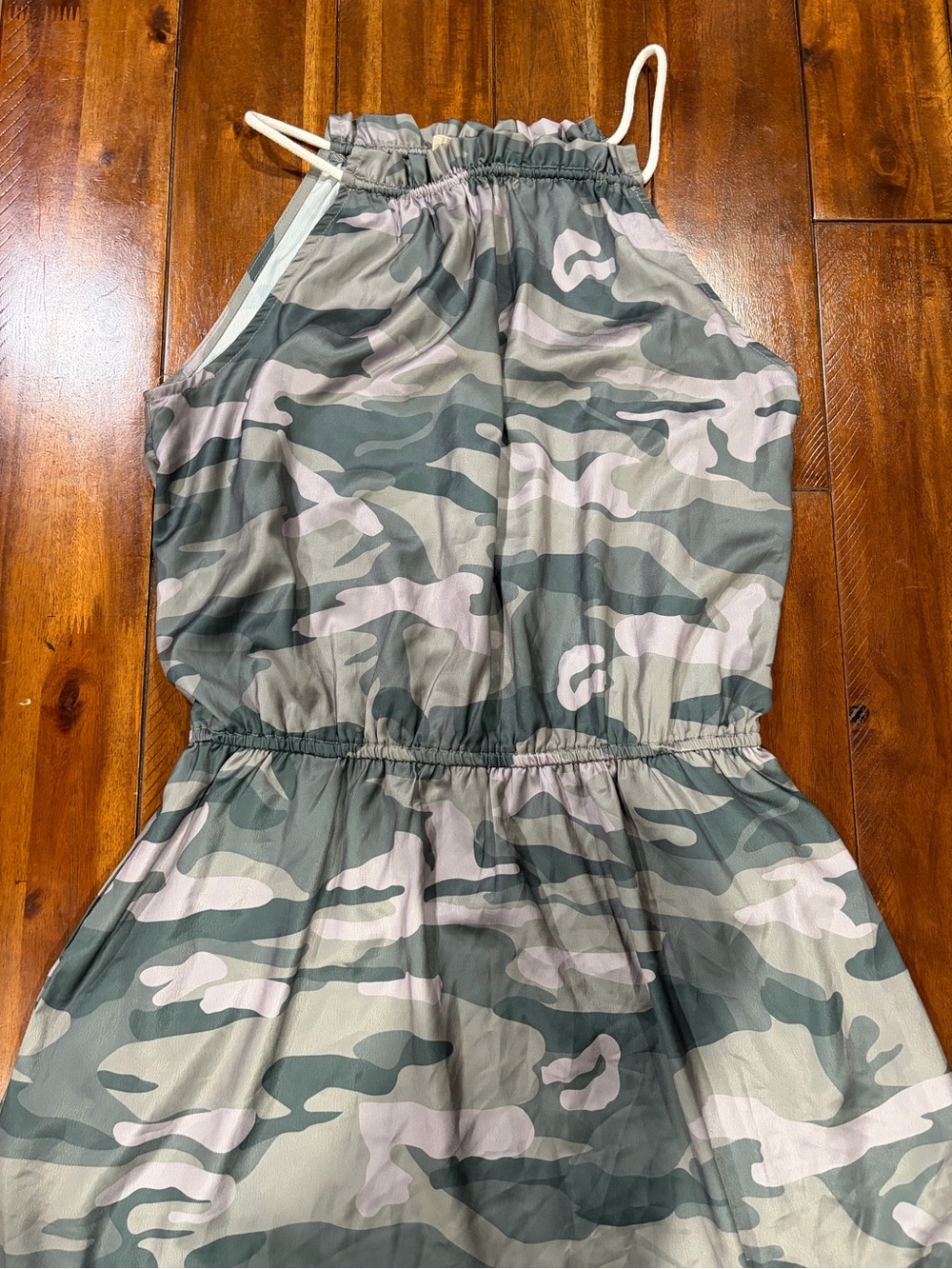 Camo boutique Drawstring Waist Dress - Green